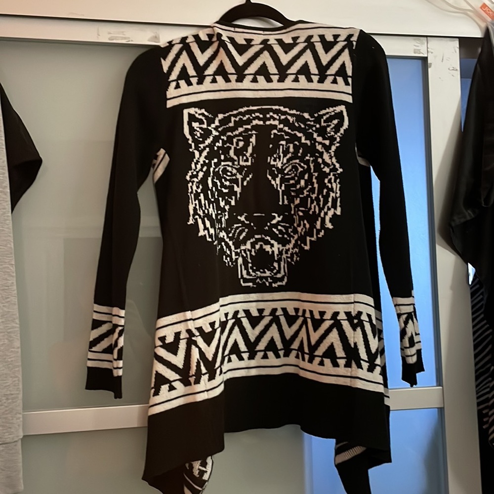 Material Girl Tiger Cardigan